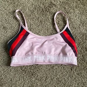 Pink VS sports bra